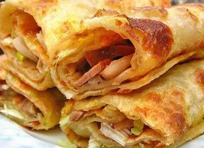 熏肉大饼