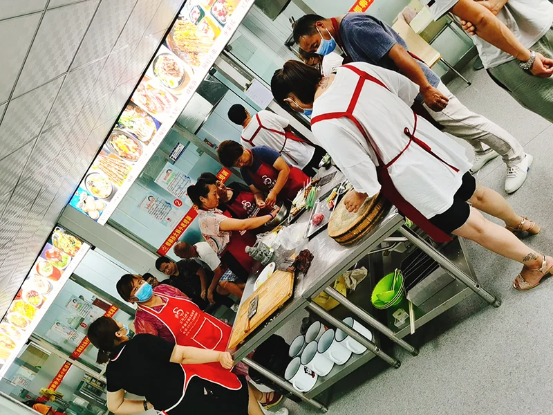 学员自由练习中