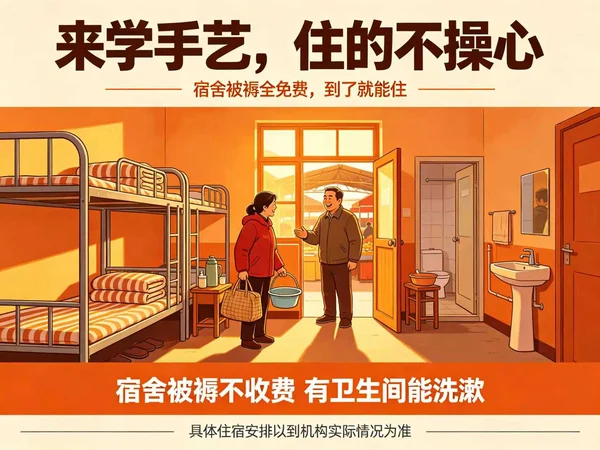 免费住宿说明 — 邯郸广平孙大妈小吃培训